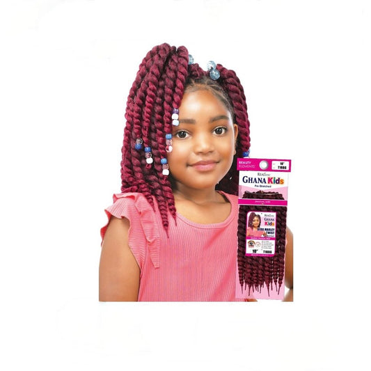 REALISTIC GHANA KIDS AFRO MARLEY TWIST 10" -1