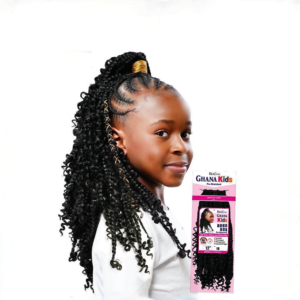 REALISTIC GHANA KIDS BOHO BOX 12" -1B
