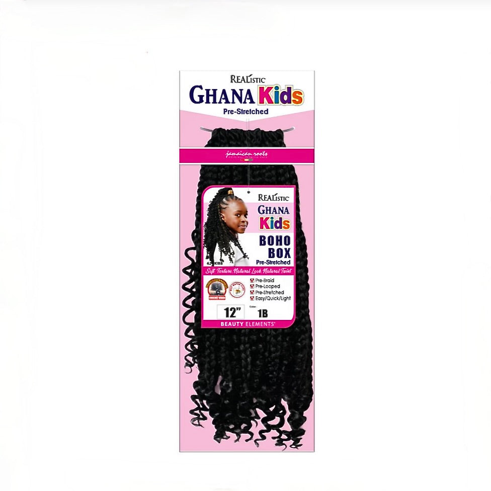 REALISTIC GHANA KIDS BOHO BOX 12" -1B