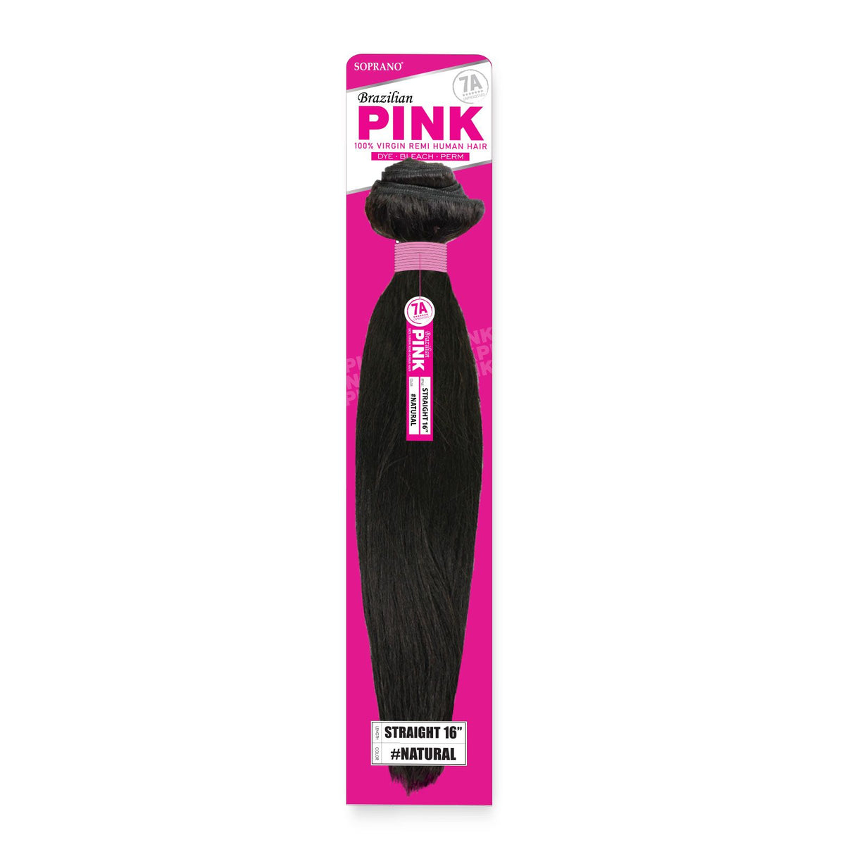 Soprano HH Brazilian Pink Straight bundle detail