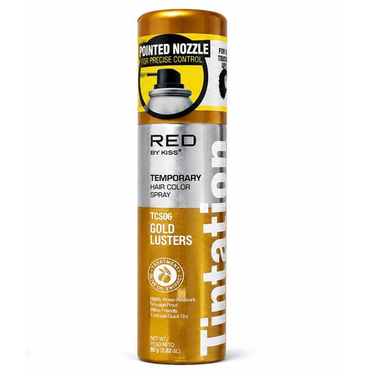 RED by KISS Tintation Temporary Hair Color Spray-TCS06 Gold Lusters