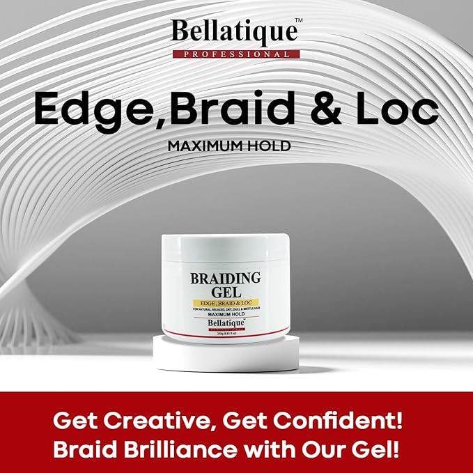 Bellatique Braiding Gel Maximum Hold 250g(8.81oz)