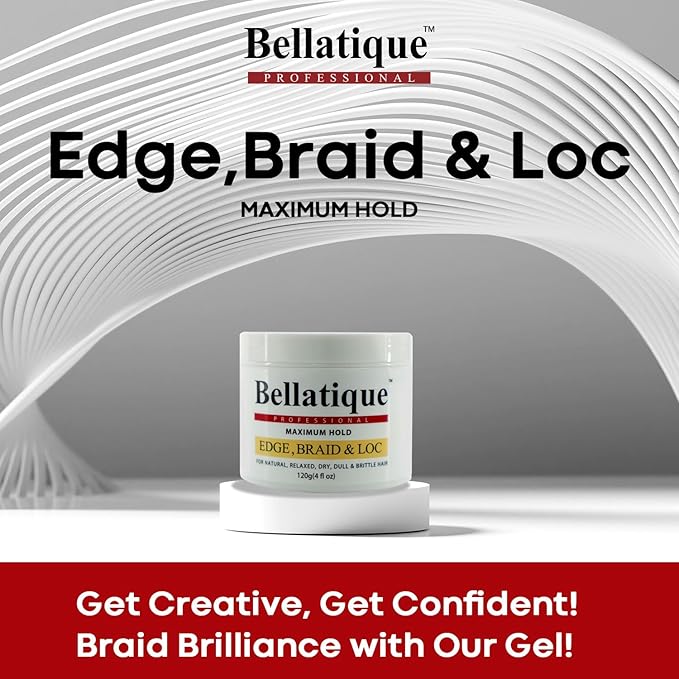 Bellatique Braiding Gel Maximum Hold 120g(4oz)