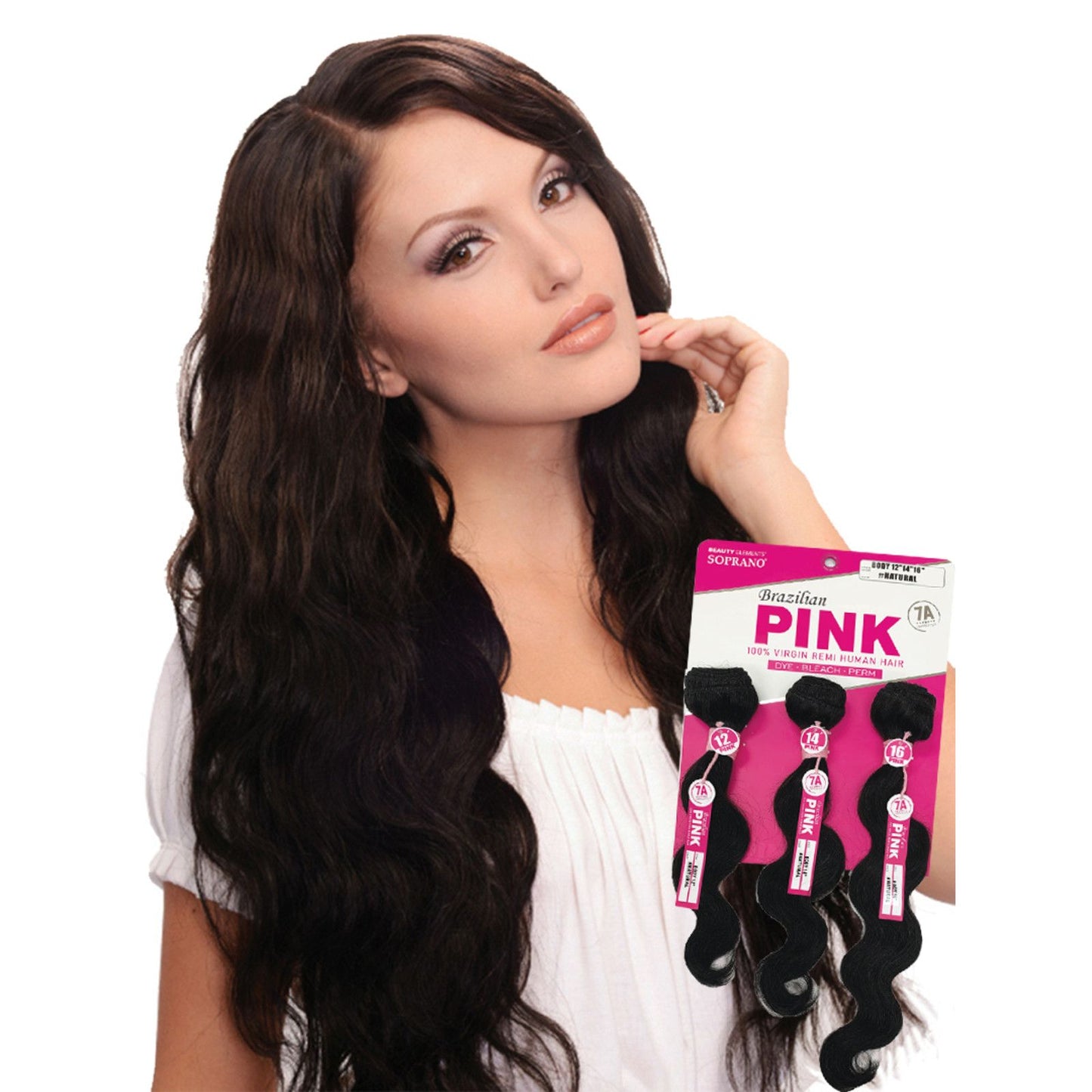 SOPRANO HH BRAZILIAN PINK "BODY 10"/12"/14"(3PCS) -NATURAL